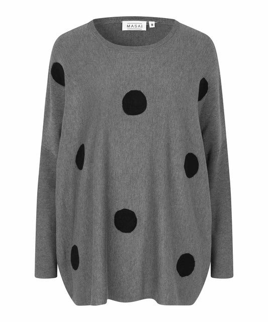 Black Polka Dot Top
