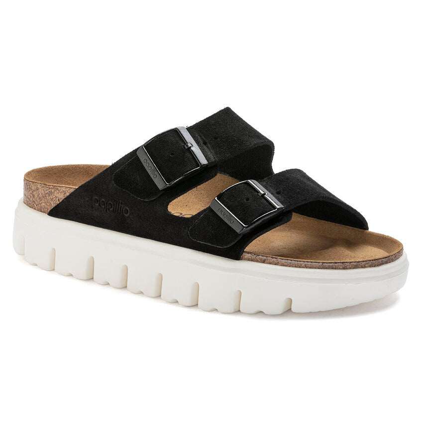 Arizona Black Chunky Suede