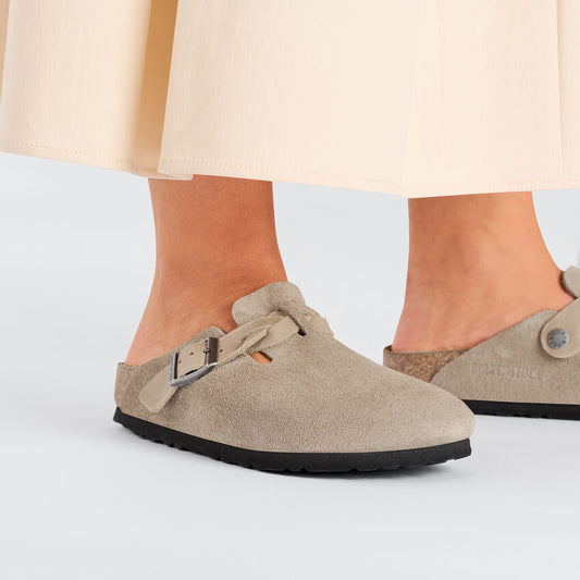 Boston Braided Suede, Taupe (N)