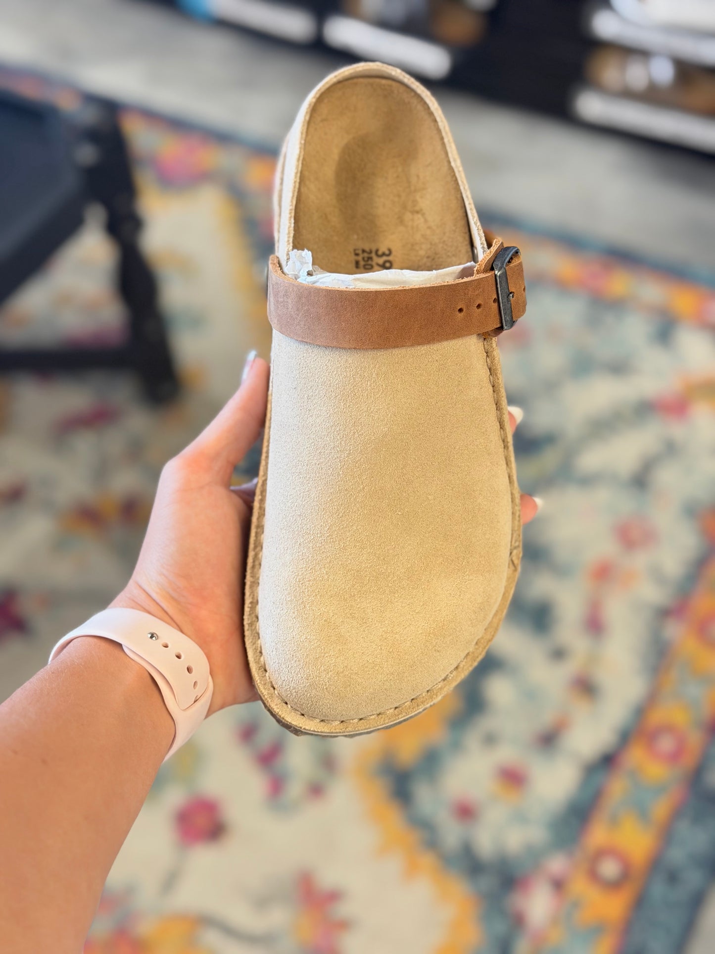 Lutry Suede Sandcastle/Cognac