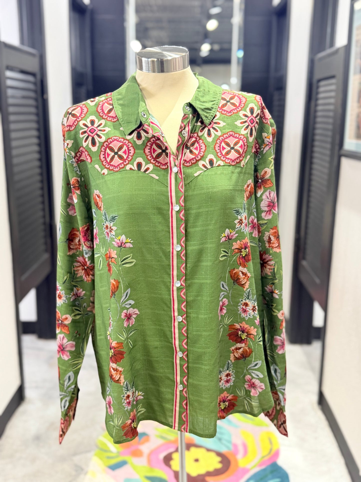 Zarima Vintage Western Shirt