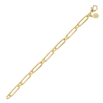 Mixed Link Paperclip Bracelet