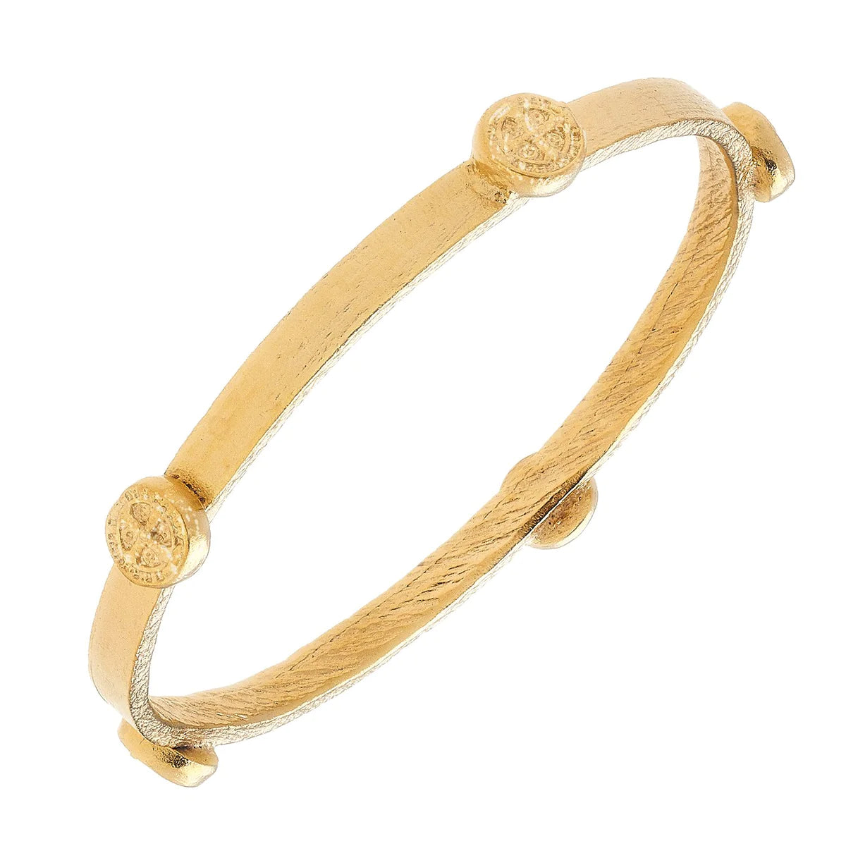 Gold Coin Bangle