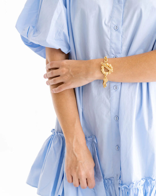 Gold La Mer Chain Bracelet