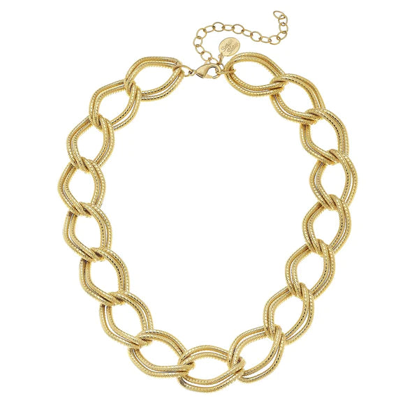 Double Loop Chain Necklace