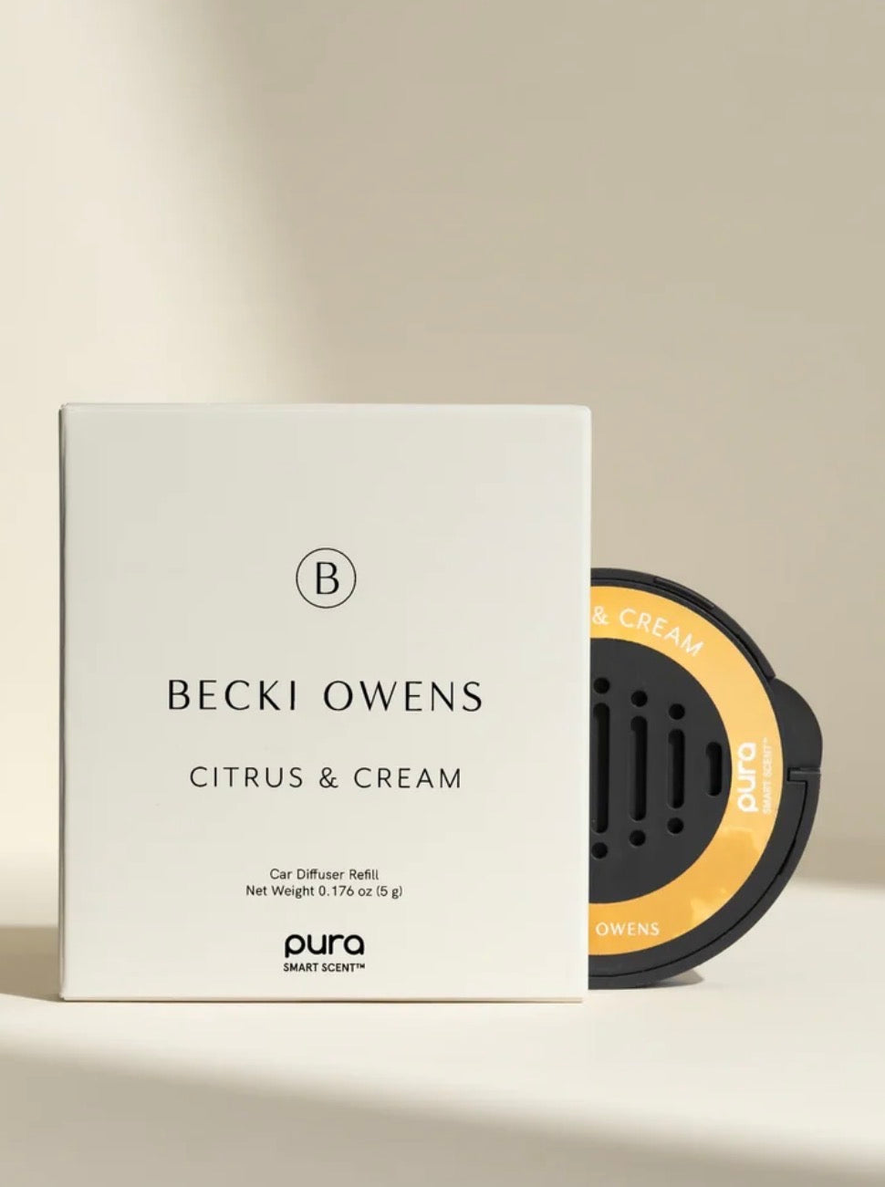 Citrus & Cream Pura Car Refill