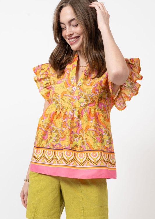 Pucci Paisley Top