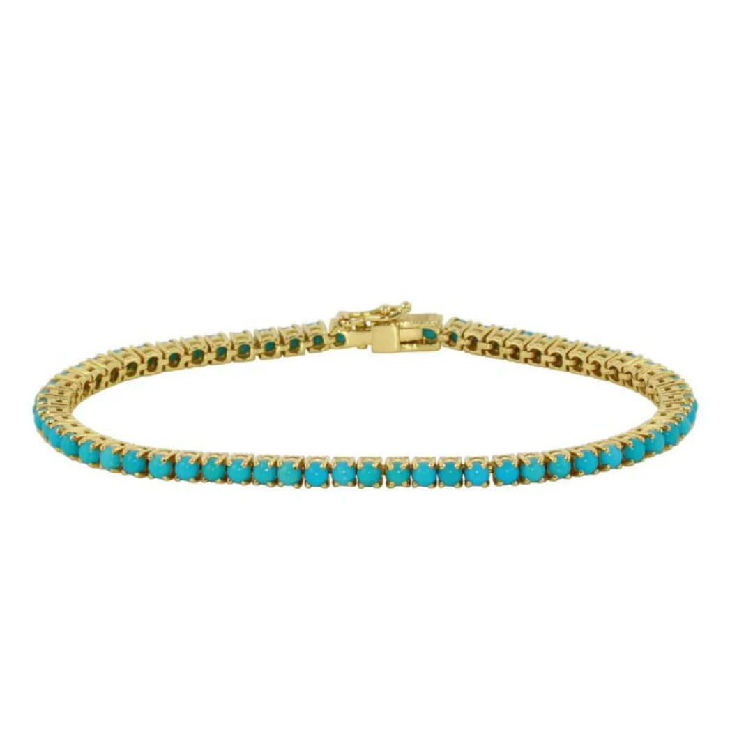 Turquoise Tennis Bracelet