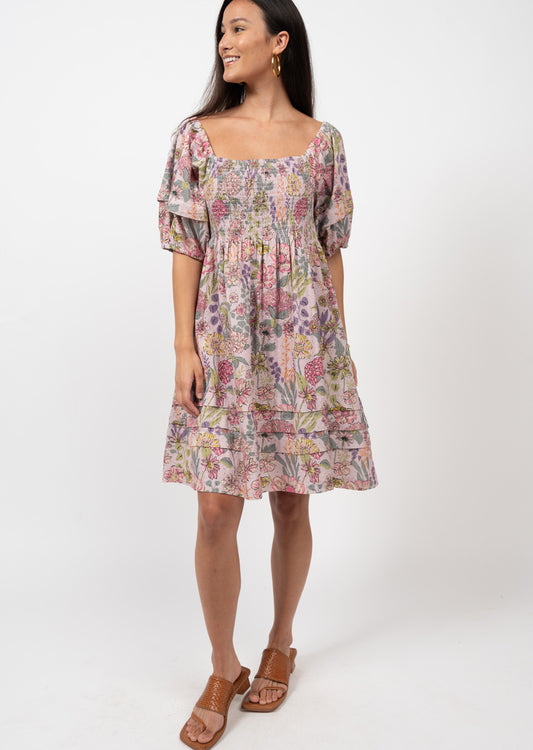 Eyelet Smocked Dress