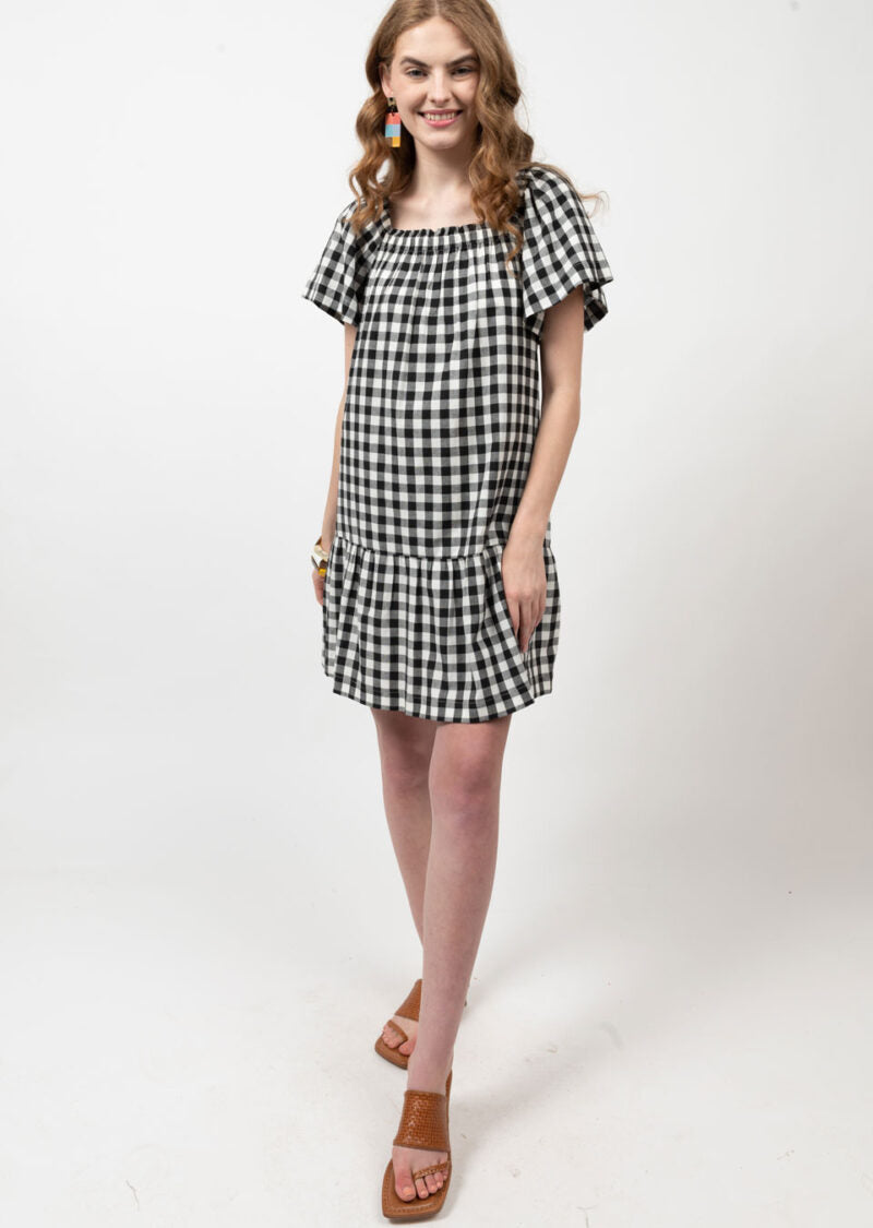 Checked Out Dress