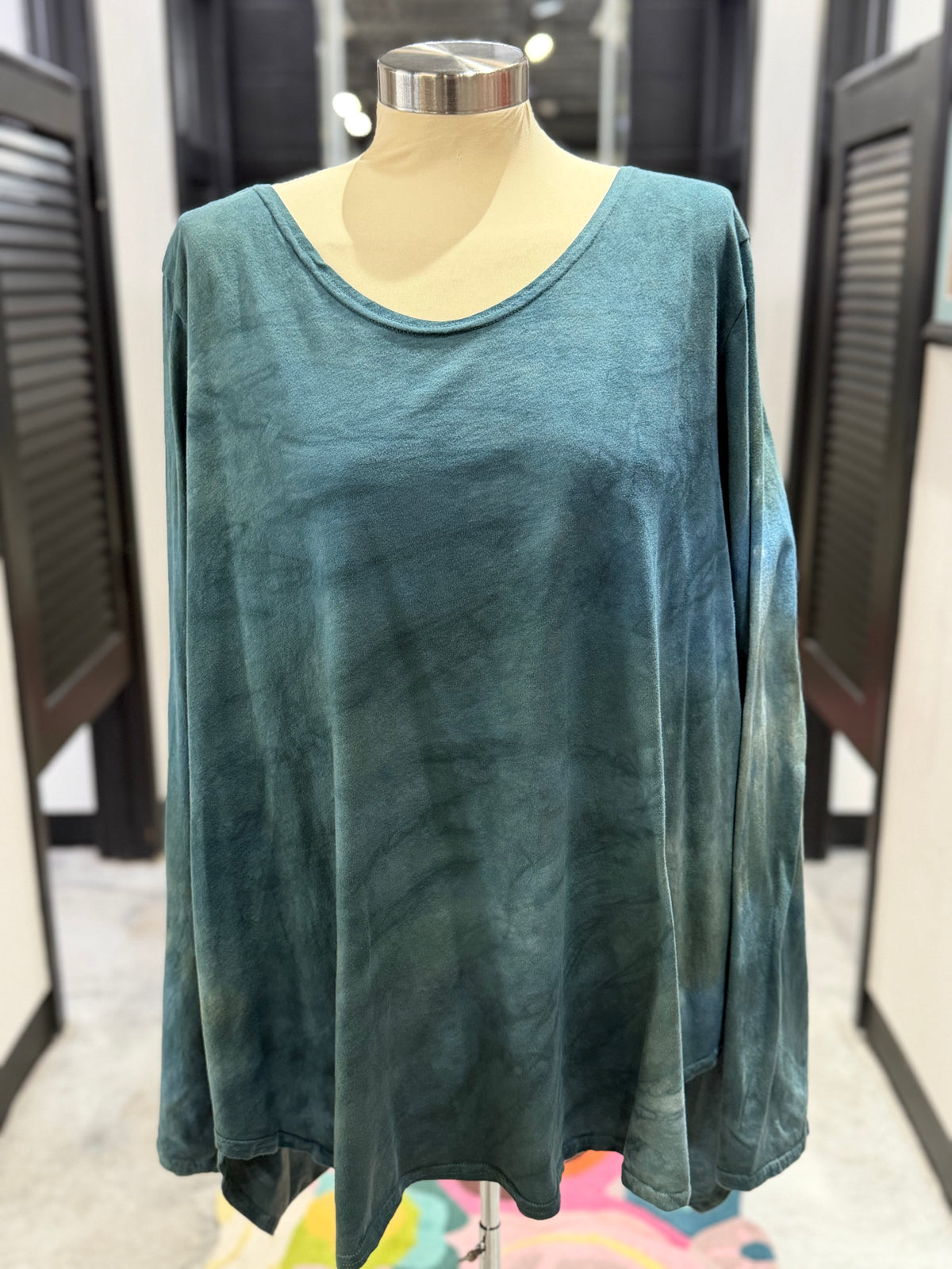 Green Margo Inlet Top