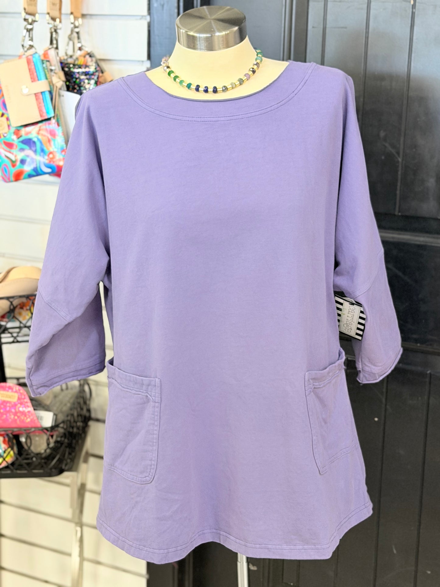 Purple Ink Pocket Tunic
