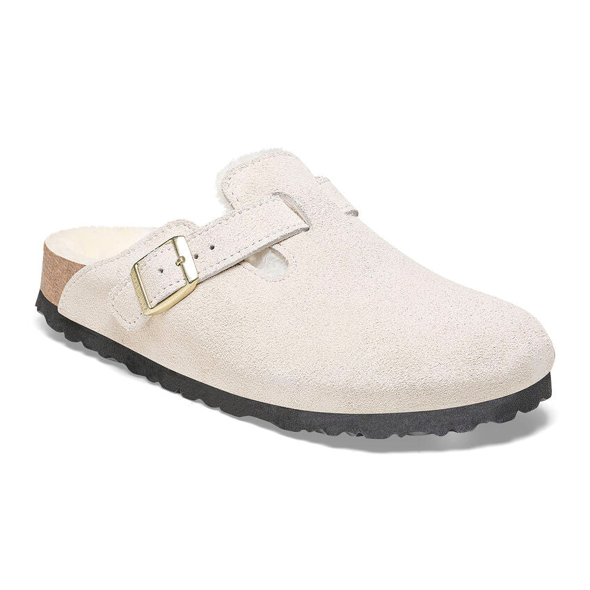 Boston Antique White Shearling