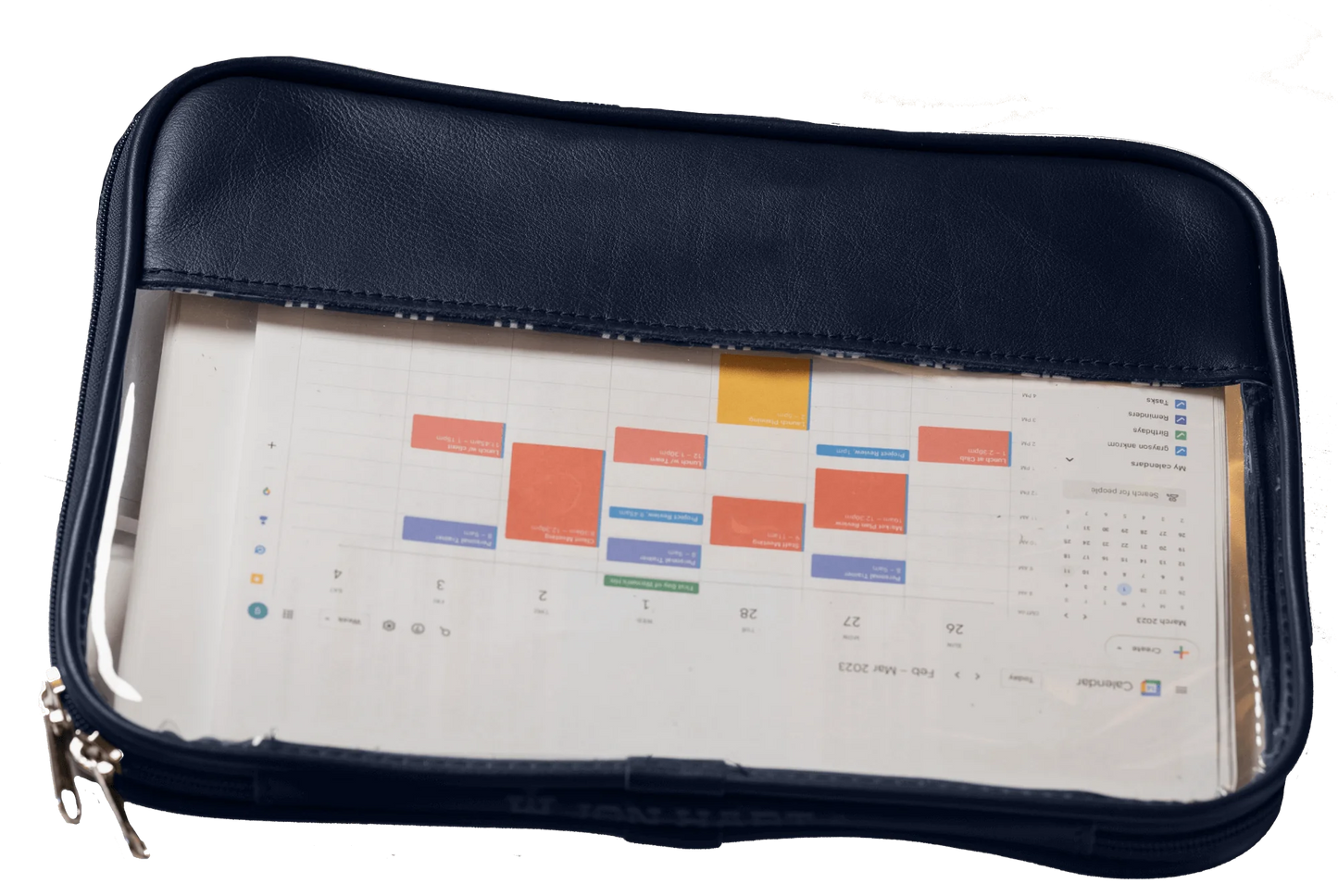 Clear Folio, Leather