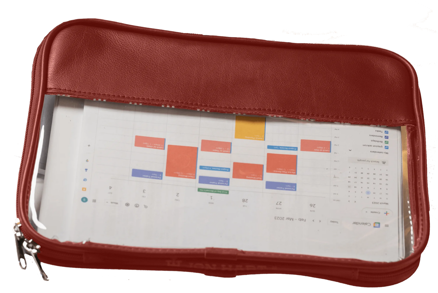 Clear Folio, Leather