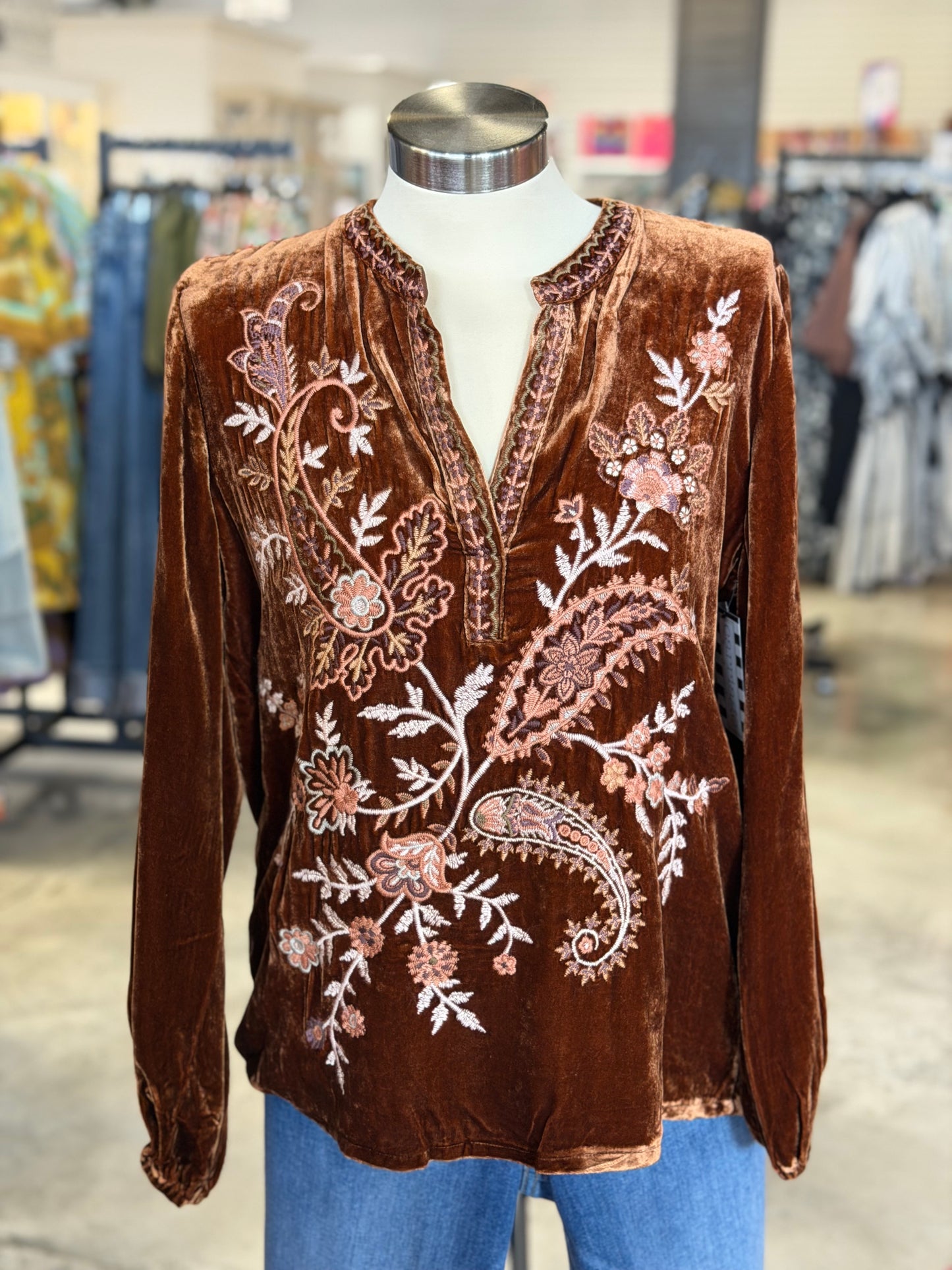 Lyora Desert Poppy Blouse