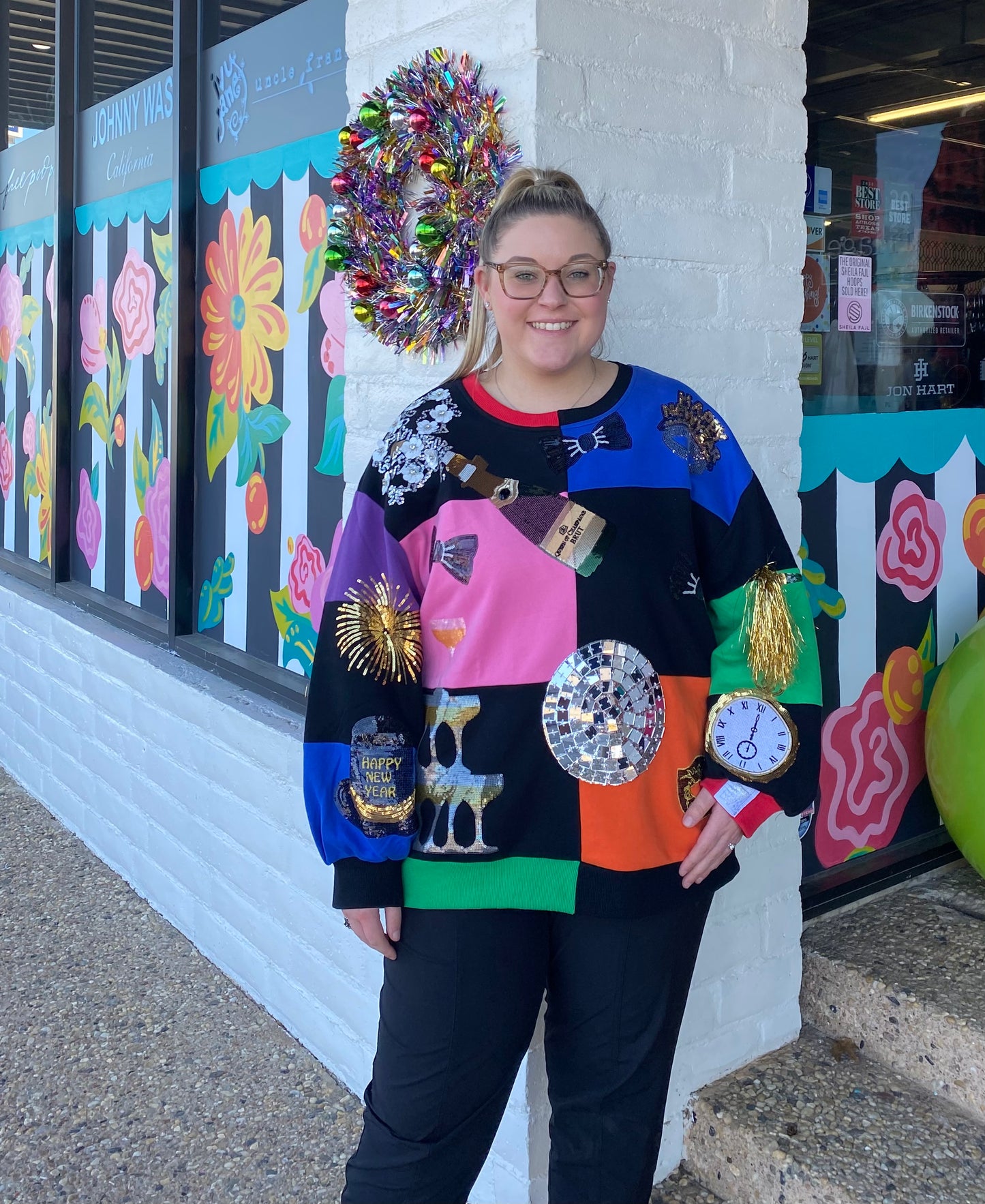 Checkered NYE Icon Sweatshirt