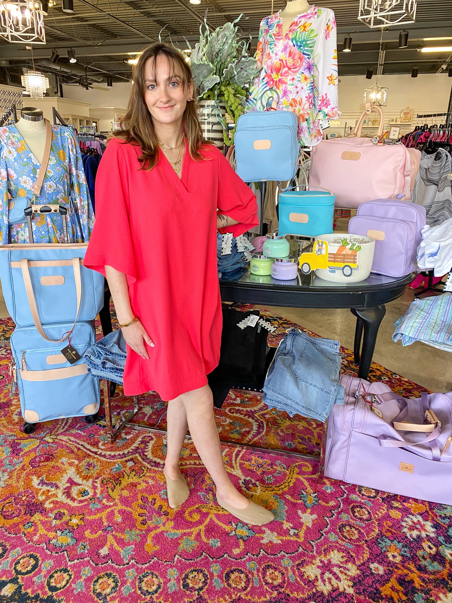 Melon Go Easy Shift Dress