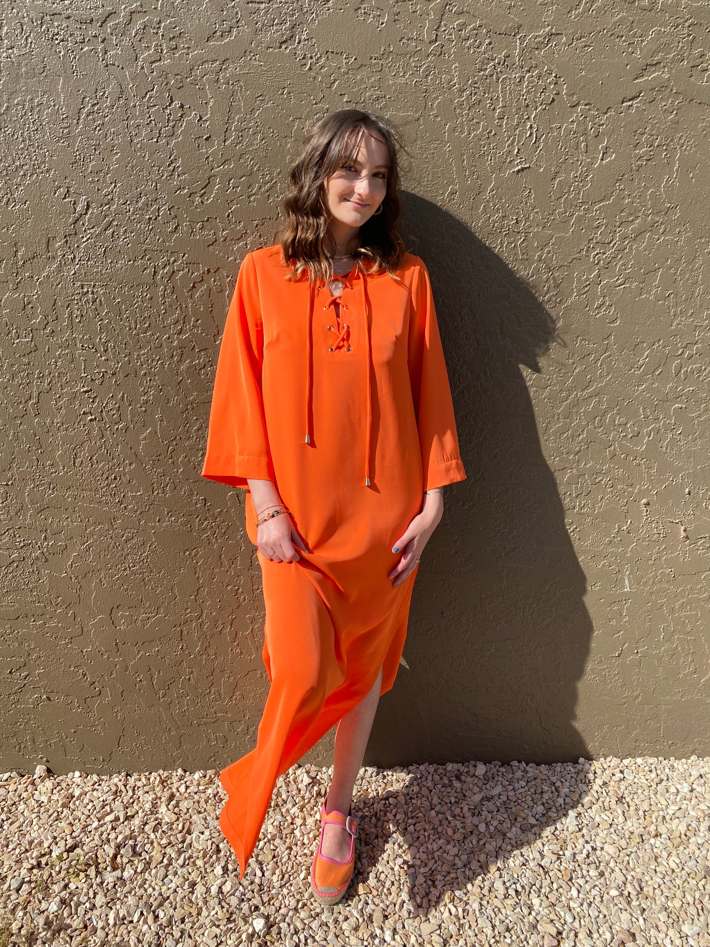 Orange Maxi Tunic