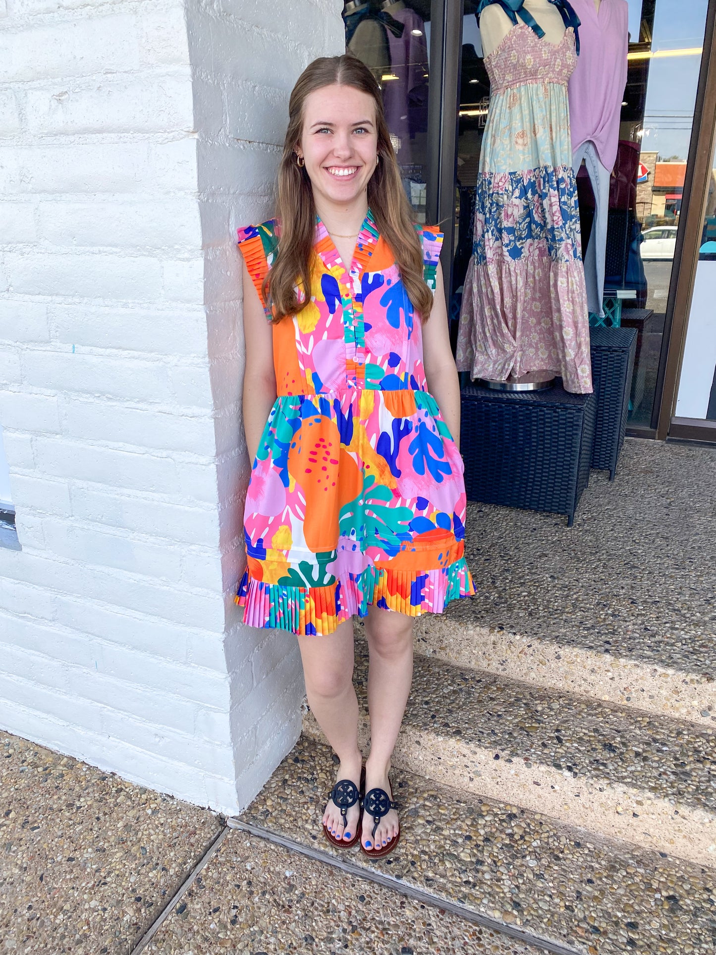Fantasia Mini Pleated Dress