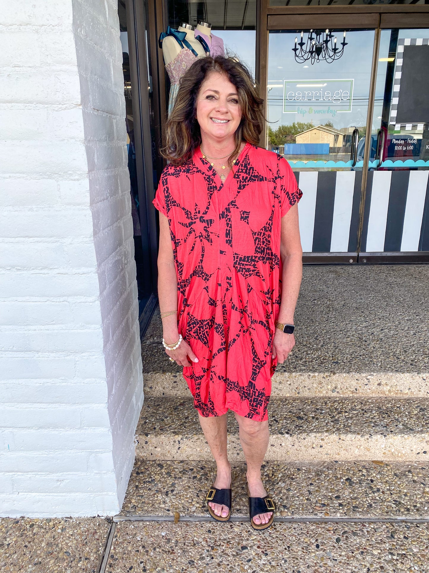 Hibiscus Judd Dress