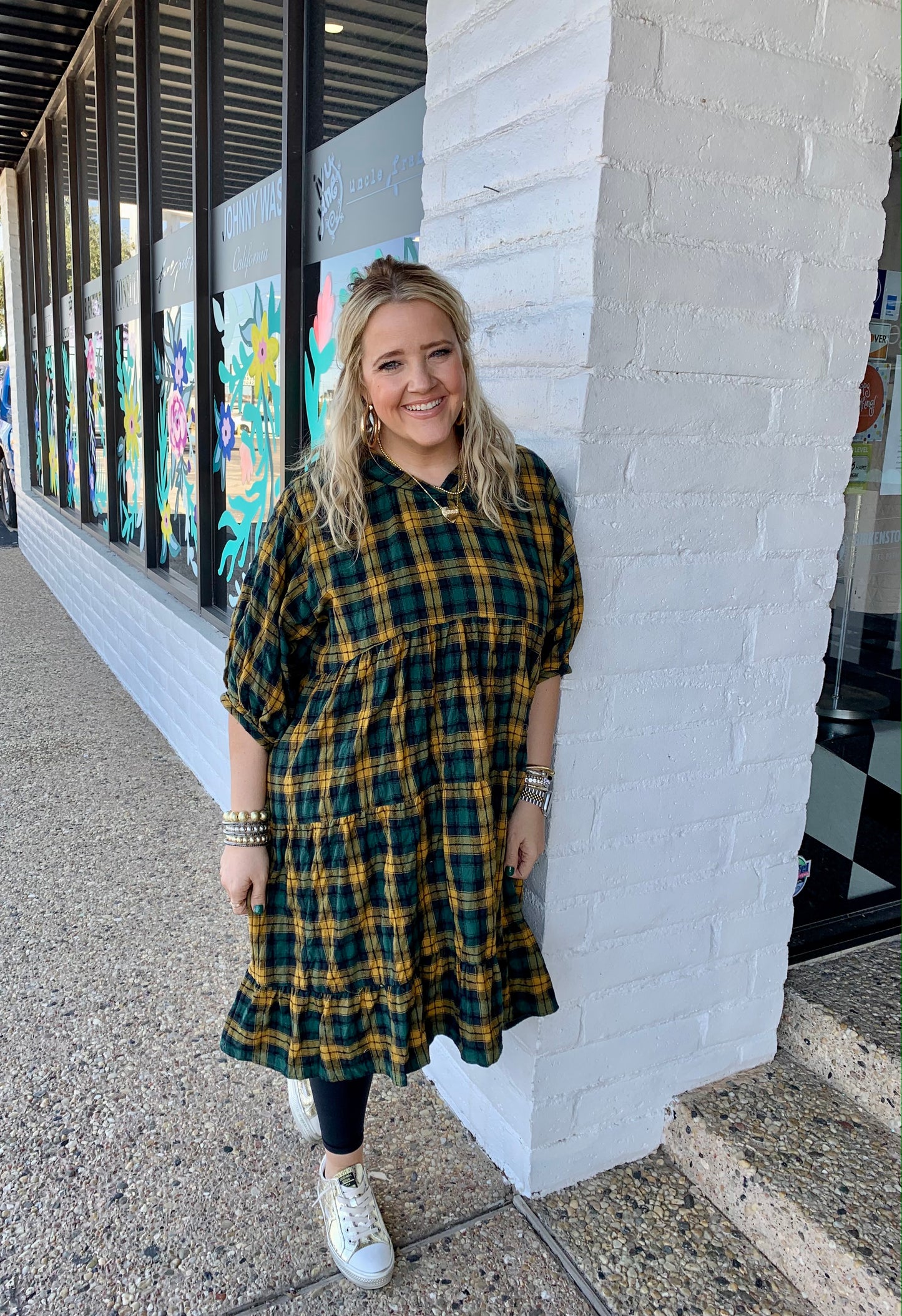 Baby Doll Flannel Dress