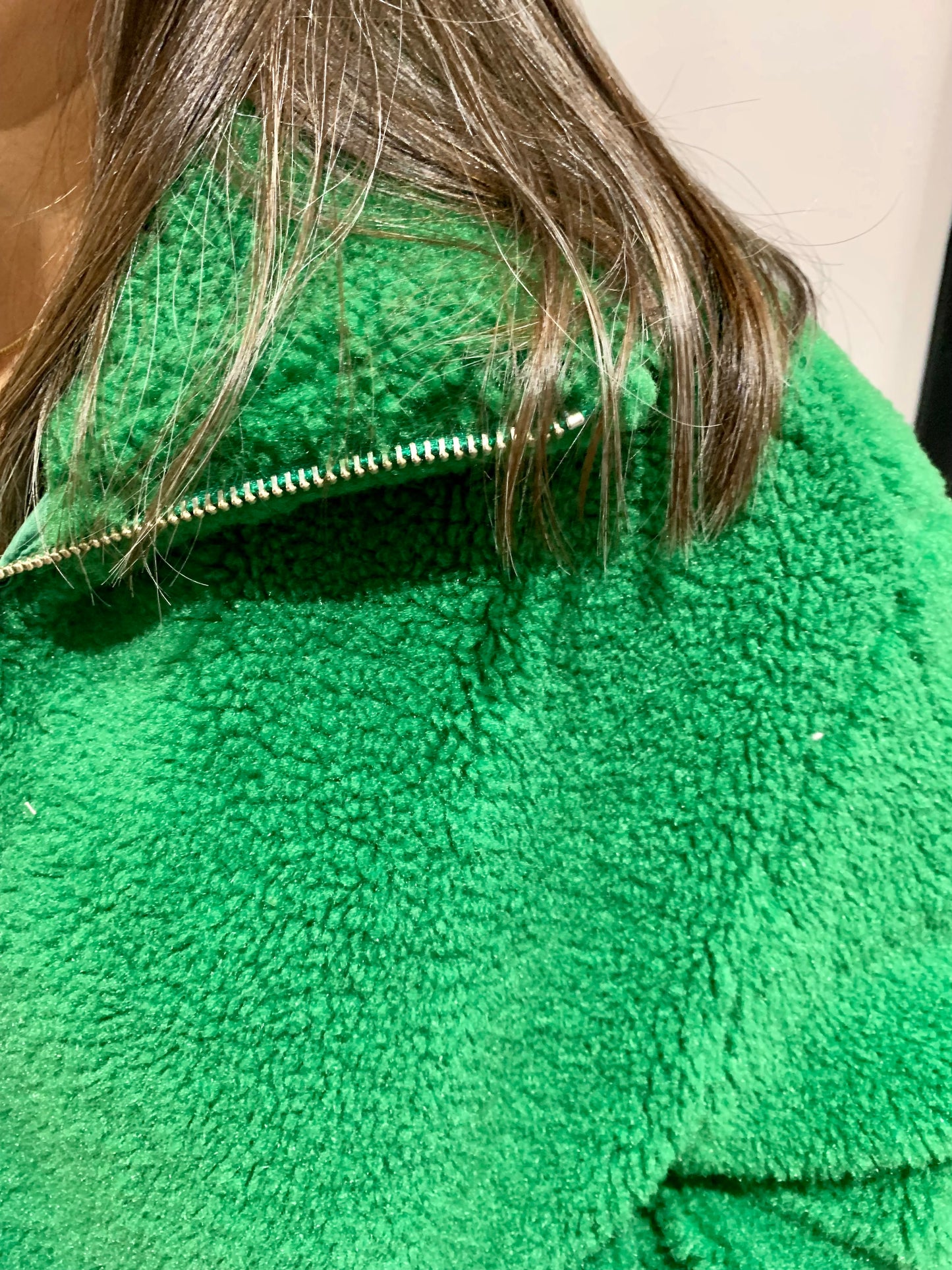 Green Teddy Jacket