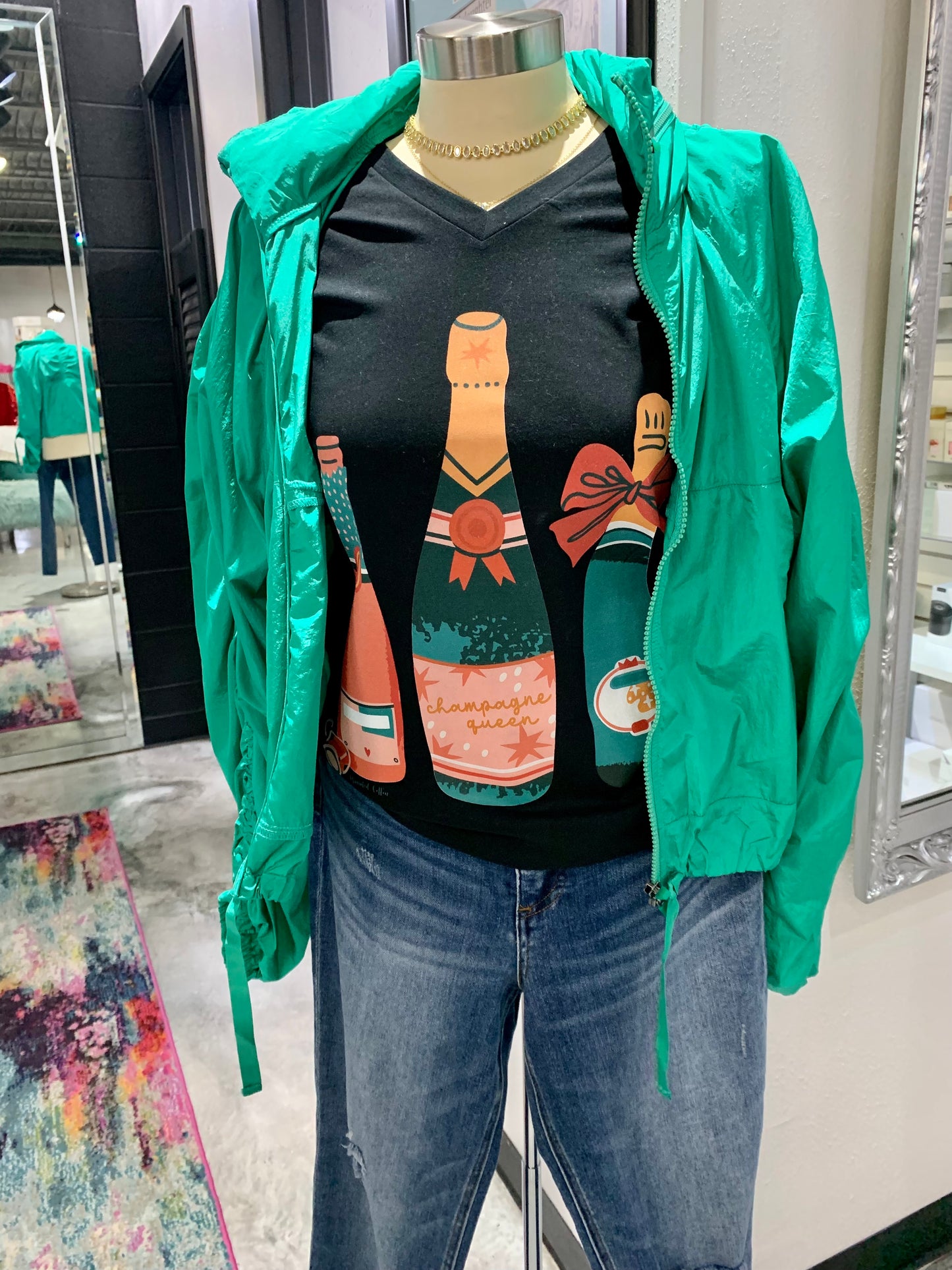 Champagne Queen Holiday Tee