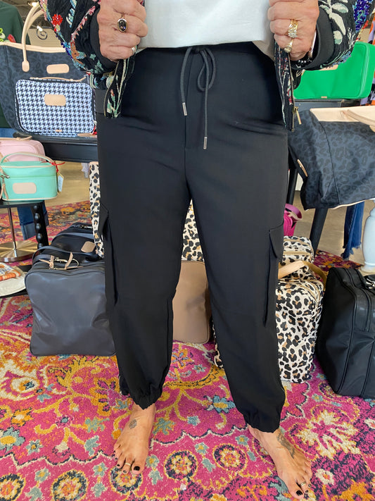 Black Jogger Pant with Drawstring