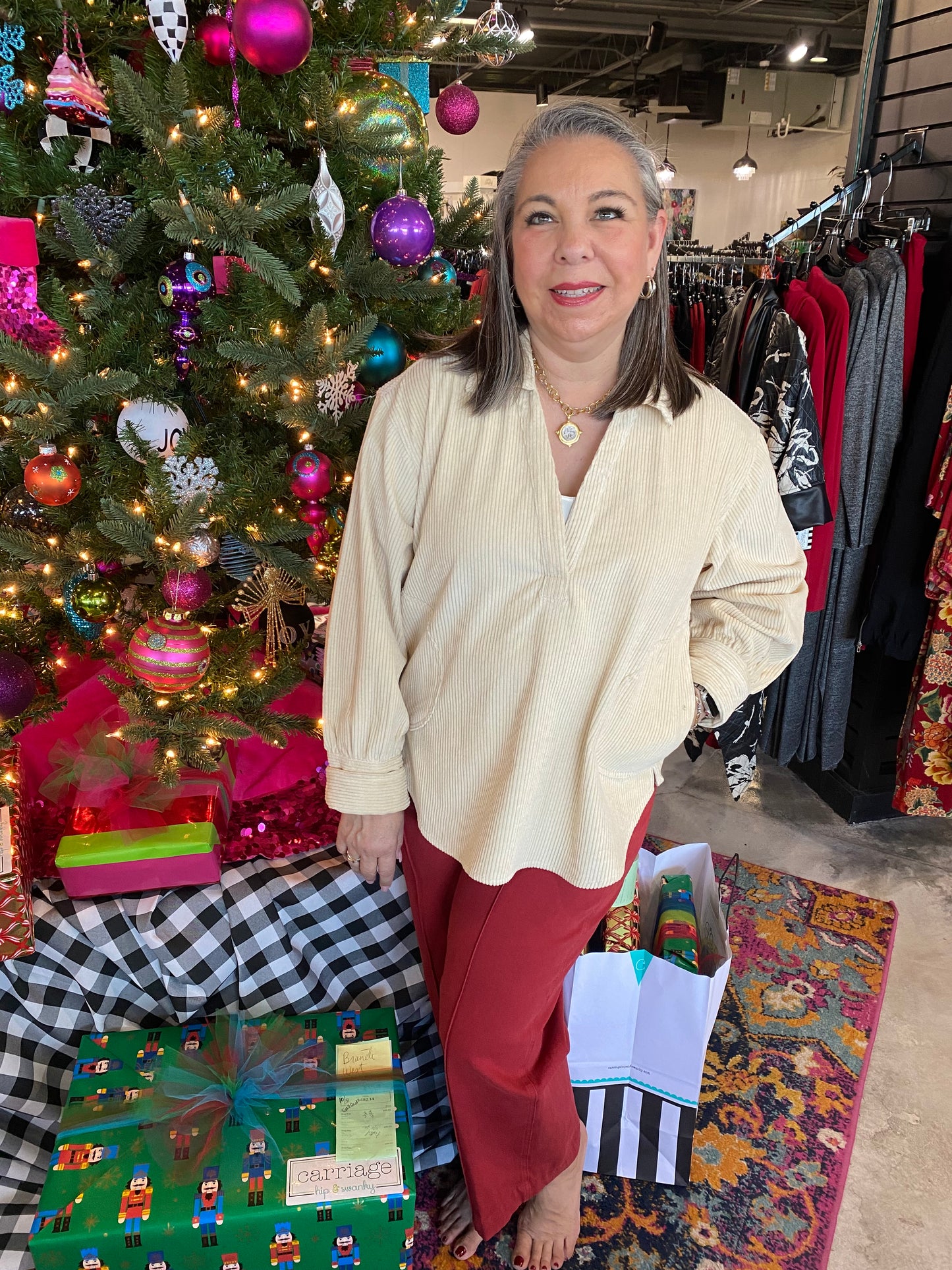 Red Clay Wide Leg Pant