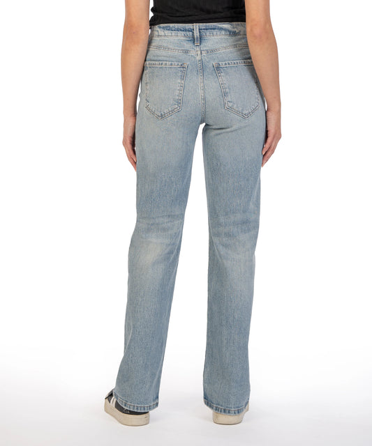 High Rise Light Wash Jeans