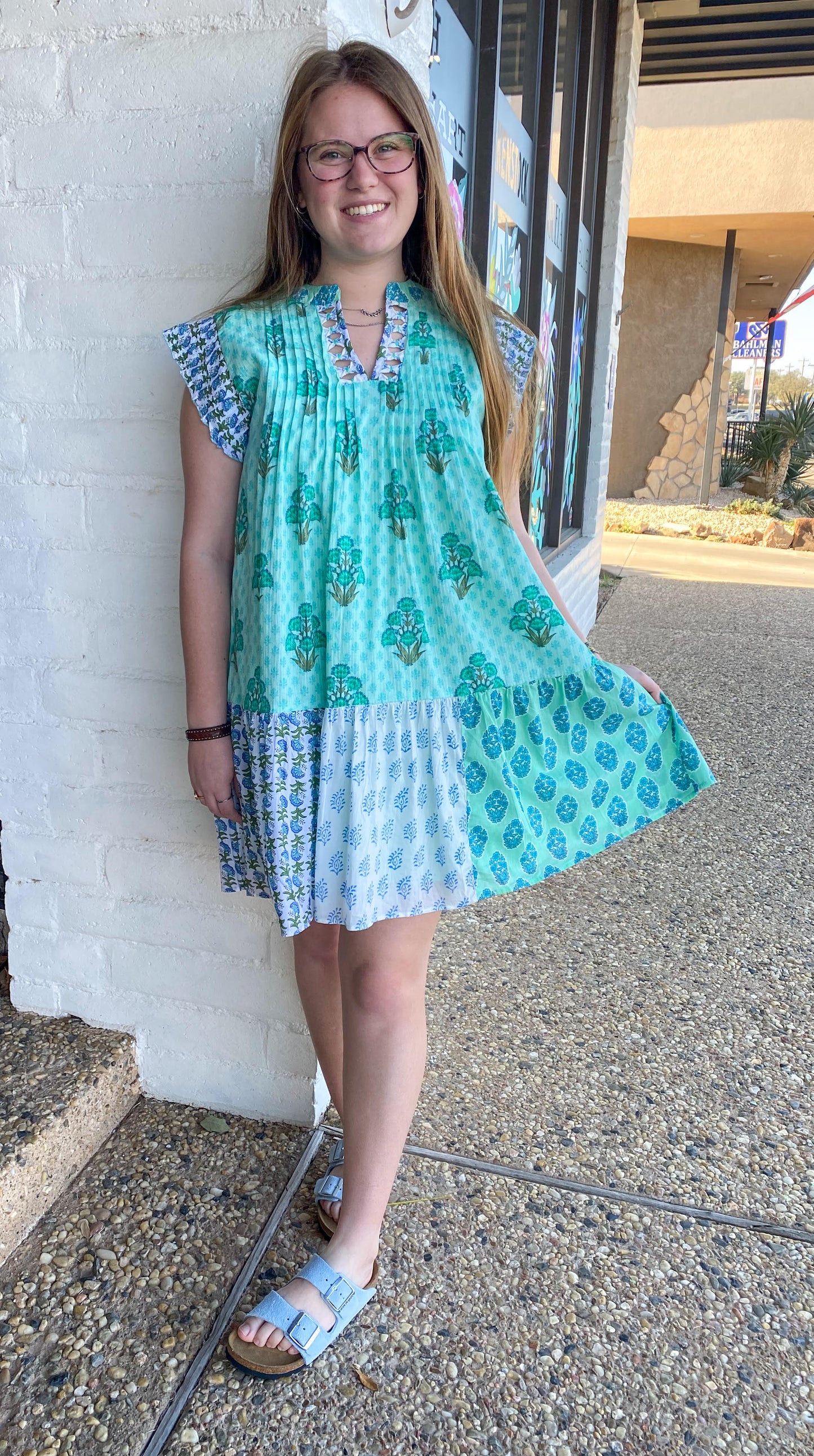 Multi Print Dress
