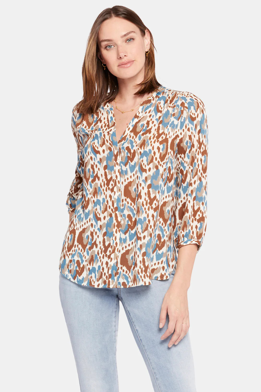 Ocean Dream Pintuck Blouse