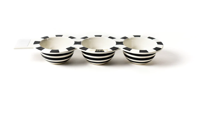 Black Stripe Trio Bowl-0327
