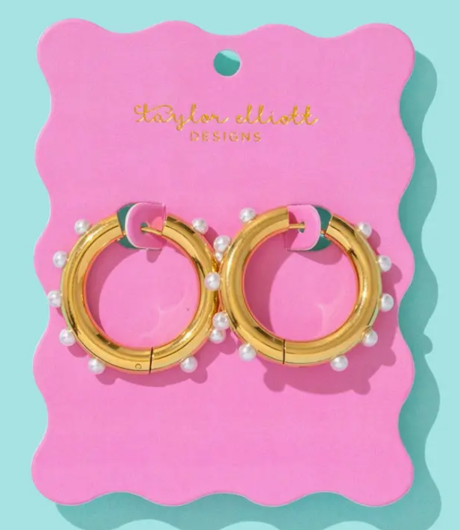 Huggie Earrings Lola Large Gold