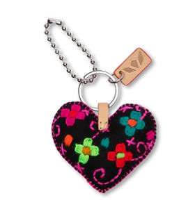 Black Grande Corazon Charm