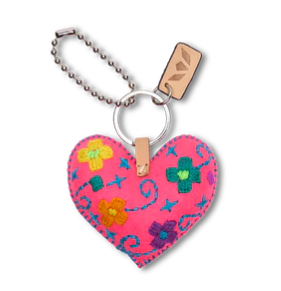 Pink Grande Corazon Charm
