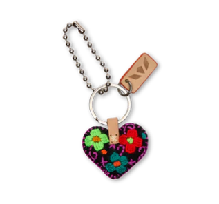 Black Chico Corazon Charm