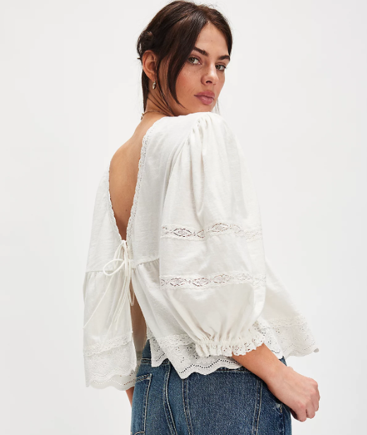 Ivory Bowie Reversible Top