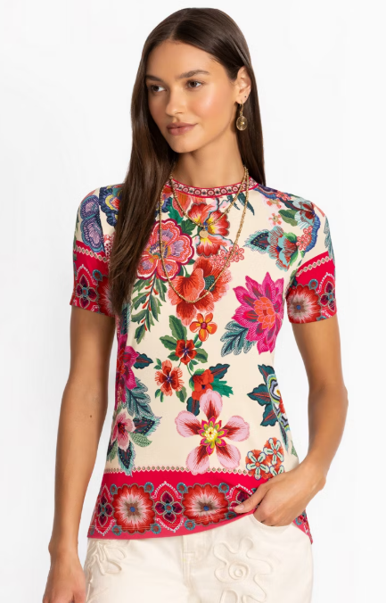 Kallie Scarf Janie Favorite Short Sleeve