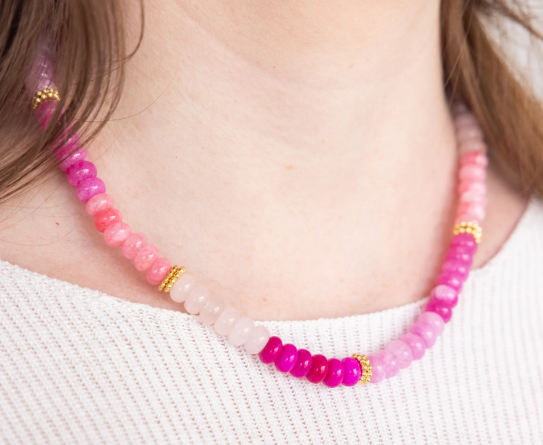 Sweet Grapefruit Lolly Necklace