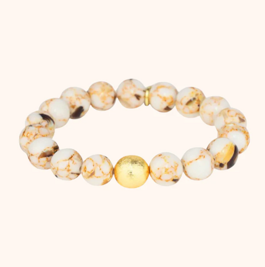 Marble Beaded Bracelet