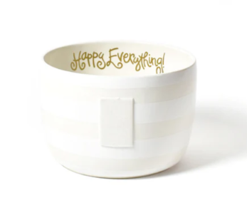 White Stripe Big Bowl