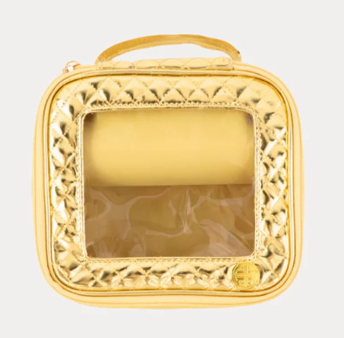 BuDha Girl Large Gold Travel Case