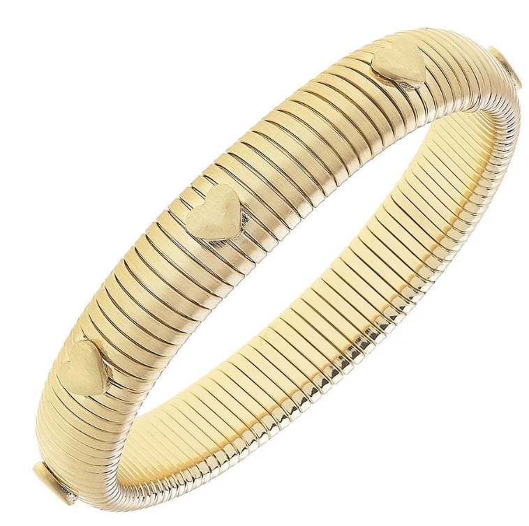 Constance Heart Watchband Bangle