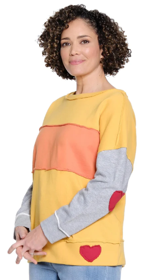 Multi Color Block Sweatshirt