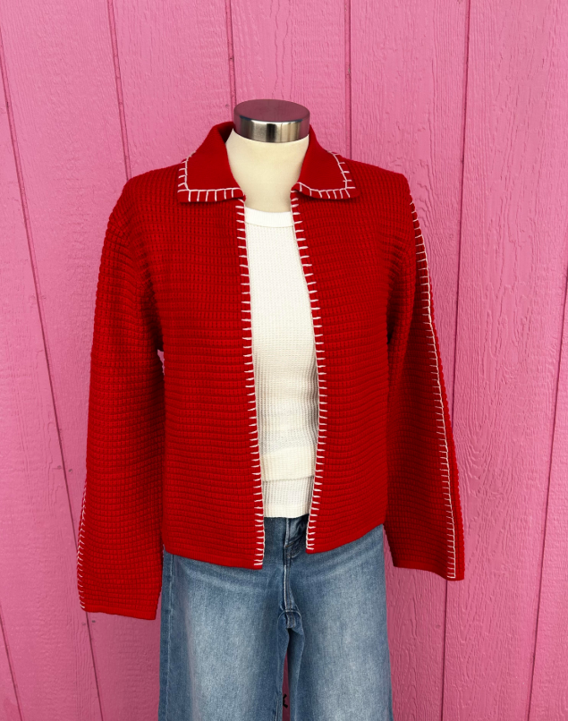 Ribbed Knit Cardigan