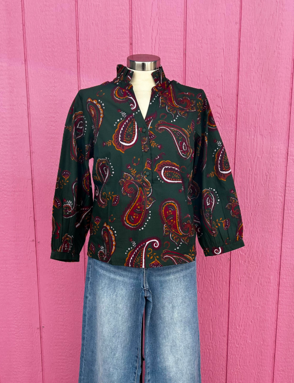 Winter Paisley Daniella Top