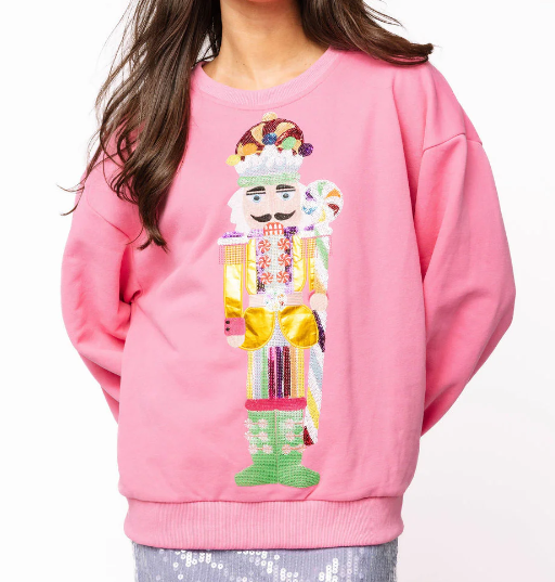 Pink Candyland Nutcracker Sweatshirt