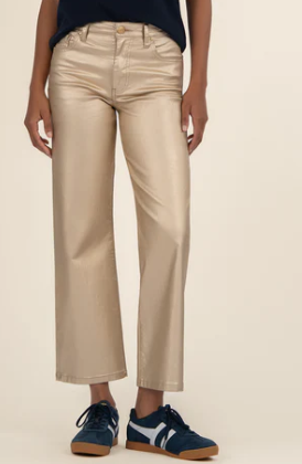 Gold Charlotte High Rise Pant